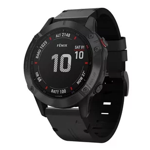 Opaska Bestphone, Pasek, Bransoleta, Leather Band Garmin Fenix 3/5X/3Hr/5X Plus/6X/6X Pro/7X Black - Akcesoria do smartwatchy - miniaturka - grafika 1