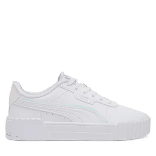 Sneakersy Puma Carina 3.0 Holo 2.0 Jr 402280 01 Biały - Buty dla dziewczynek - miniaturka - grafika 1
