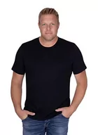Koszulki męskie - Trigema trigema męski T-shirt 602201 _ 050, kolor: czarny , rozmiar: xxl 602201_008_XXL_008_XXL - miniaturka - grafika 1