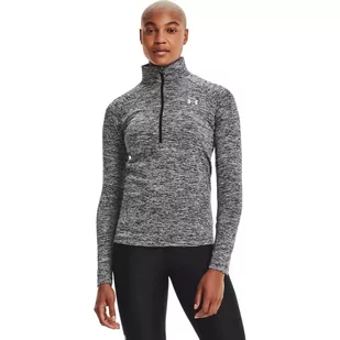 Koszulka damska Under Armour NEW TECH 1/2 ZIP - TWIST - Koszulki sportowe damskie - miniaturka - grafika 1