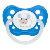 Smoczki uspokajające - Canpol babies CANPOL SMOCZEK KAUCZUKOWY SYMETRYCZNY ""BUNNY&COMPANY"" 18+ MIESIĘCY NIEBIESKI CAN 23/270_BLU - miniaturka - grafika 1