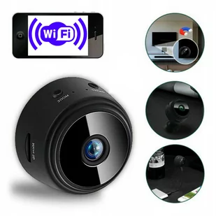 Mini Kamera bezprzewodowa Wifi Smart noktowizyjna - Minikamery i aparaty szpiegowskie - miniaturka - grafika 2