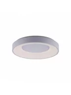 Lampy sufitowe - Paul Neuhaus Lampa sufitowa biała z diodą LED i pilotem - Meidan - miniaturka - grafika 1