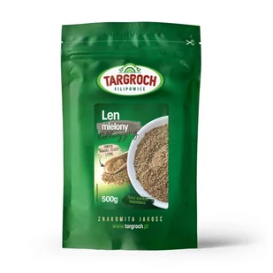 Targroch Len mielony 500g - 5903229003386 - Zdrowa żywność - miniaturka - grafika 1