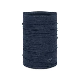 Czapki i chusty sportowe męskie - Chusta wielofunkcyjna Buff Merino Lightweight solid night blue - ONE SIZE - grafika 1