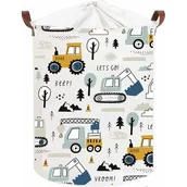 Pudła i pojemniki do przechowywania - Kosz na zabawki SIPO Autka XL - miniaturka - grafika 1