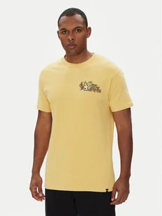 DC T-Shirt ADYZT05460 Żółty Regular Fit - Koszulki męskie - miniaturka - grafika 1