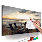 Malowanie po numerach - Artgeist, zestaw kreatywny, obraz do samodzielnego malowania - Plaża (wschód słońca) - miniaturka - grafika 1