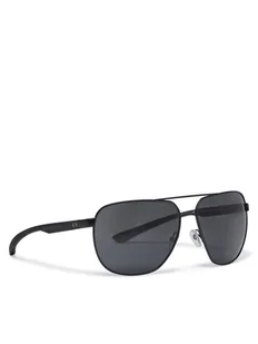 Armani Exchange Okulary przeciwsłoneczne 0AX2047S Czarny - Okulary przeciwsłoneczne - miniaturka - grafika 1