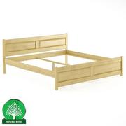 Łóżka - Łóżko Buk LK109–200x200 naturalny - miniaturka - grafika 1