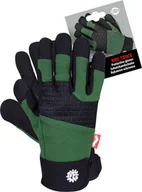 Rękawice robocze - Rękawice ochronne wykonane z wysokiej jakości skóry syntetycznej 1 para - miniaturka - grafika 1