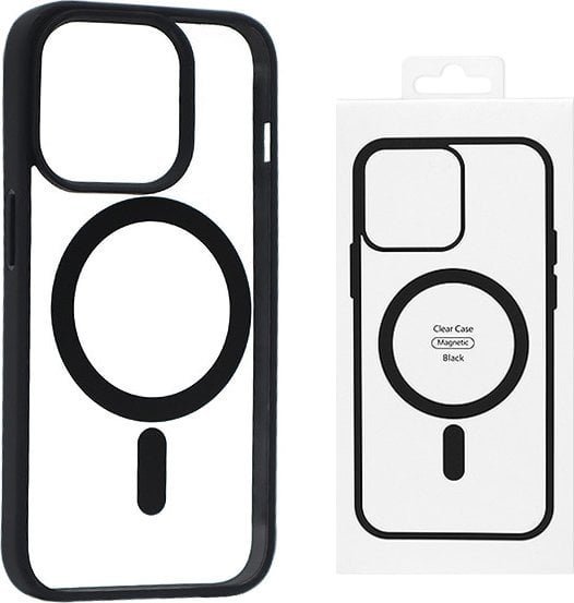 . ECOBOX MAGSAFE CASE DO IPHONE 15 PRO ETUI NAKŁADKA FUTERAŁ CZARNY