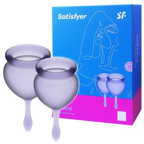 Satisfyer Feel Confident Menstrual Cup, Transparent