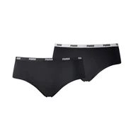 Bielizna sportowa damska - Damskie figi basic (2-pak) PUMA WOMEN HIPSTER - miniaturka - grafika 1