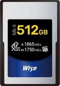 Karty pamięci - Wise CFX4-A512M2 pamięć flash 512 GB CFexpress typ A CFX4-A512M2 - miniaturka - grafika 1