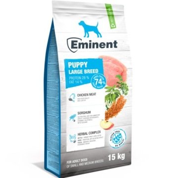 Eminent Puppy LARGE Breed 28/14 15kg sucha karma dla szczeniąt oraz suk ciężarnych i karmiących ras dużych i bardzo dużych
