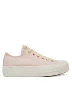 Trampki damskie - Converse Trampki Chuck Taylor All Star Lift Platform Gold A12584C Różowy - miniaturka - grafika 1