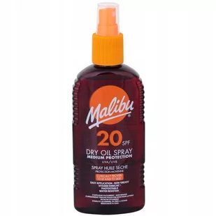 MALIBU Dry Oil Spray SPF20 preparat do opalania ciała 200 ml dla kobiet - Balsamy i kremy do opalania - miniaturka - grafika 1