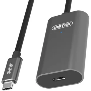 Unitek Kabel wzmacniacz sygnału U305A USB-C 3.1 M/F 5m KKUNKKBU00H0 - Kable komputerowe i do monitorów - miniaturka - grafika 1