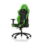Fotele - Obrotowy fotel gabinetowy S-line tapicerowany szary zielony - miniaturka - grafika 1