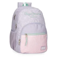 Torby na laptopy - Pepe Jeans Renata Plecak Dwukomorowy Laptop 15,6 cala Fioletowy 32x44x22 cm Poliester 25,81 l by Joumma Bags, Fioletowy, Talla única, Plecak z podwójną komorą - miniaturka - grafika 1