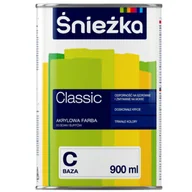 Farby wewnętrzne - Śnieżka Farba akrylowa Classic Baza C 0,9 l - miniaturka - grafika 1