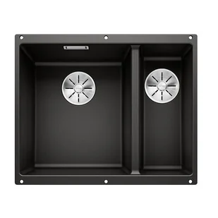 Blanco Komora SUBLINE 340/160-U Czarny lewa InFino 525985 - Zlewozmywaki - miniaturka - grafika 1