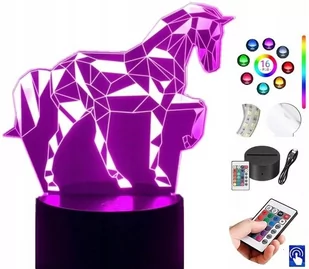 Lampka Nocna Koń Jeździectwo Konne 16 Kolorów Led Plexido Na Biurko - Lampy stojące Lampka Nocna Koń Jeździectwo Konne 16 Kolorów Led Plexido Na Biurko - Lampy stojące - miniaturka - grafika 1