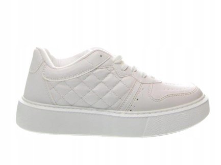 RUNNERBOSS TRAMPKI DAMSKIE SZNUROWANE ECRU KLASYCZNE 36 J6A