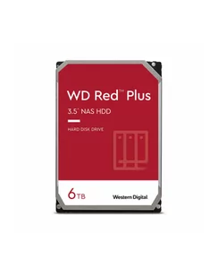 western digital WD Red Plus 6TB SATA 6Gb/s 3.5inch 258MB cache internal HDD Bulk - Dyski HDD - miniaturka - grafika 2