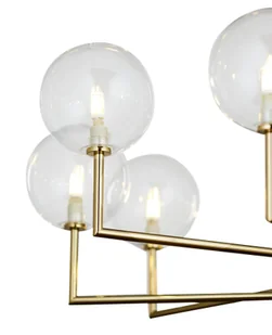 Złota lampa idealna nad okrągły stół JUP 1976 FE10 K TR z serii FEME - Lampy sufitowe - miniaturka - grafika 5