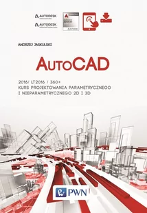 Naukowe Wydawnictwo PWN AutoCad 2016/LT2016/360+ - Jaskulski  Andrzej - Grafika i DTP - miniaturka - grafika 1