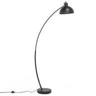 Lampy stojące - Beliani Lampa stojąca czarna 155 cm DINTEL - miniaturka - grafika 1