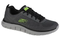 Sneakersy męskie - Skechers Track-Moulton 232081-CCBK męskie sneakersy, szare, rozmiar 44 - miniaturka - grafika 1