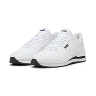 Buty trekkingowe męskie - Skórzane sneakersy unisex ST Runner v4 PUMA White Black - miniaturka - grafika 1