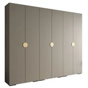 Szafy - Szafa garderoba ubraniowa z półkami INOVA 4 3SZ - miniaturka - grafika 1