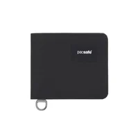 Portfele - Pacsafe Rfidsafe składany portfel blokujący RFID, kruczoczarny, jeden rozmiar, składany portfel blokujący RFID Rfidsafe - miniaturka - grafika 1