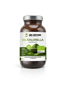 Big Nature Chlorella - suplement diety 400 tab. Bio - witaminy i minerały - Suplementy naturalne - miniaturka - grafika 1