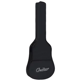 vidaXL Pokrowiec na gitarę klasyczną 1/2 czarny 95x36,5 cm tkanina 70157 - Inne akcesoria muzyczne - miniaturka - grafika 1