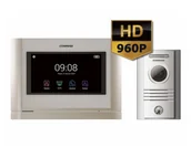 Wideodomofony - Commax Wideodomofon głośnomówiący 7"HD z kamerą natynkową - miniaturka - grafika 1