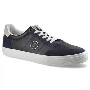 Sneakersy damskie - Big Star Sneakersy II174012 Navy/Off White - grafika 1