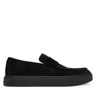 Półbuty męskie - Lordsy Calvin Klein Hybrid Clean Cup Loafer Band Su HM0HM02161 Czarny - miniaturka - grafika 1