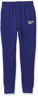 Spodnie i spodenki dla chłopców - Reebok Reebok Spodnie chłopięce Pantalon Lit Intl niebieski niebieski morski 40 9042 - grafika 1