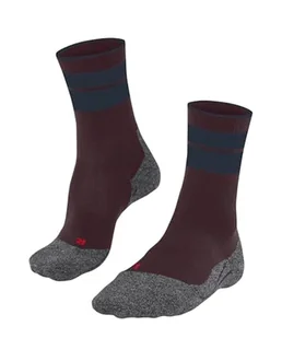 FALKE Kobiety Skarpety do wędrówek TK Stabilizing W So Wełna przeciw pęcherzom grube1 Para, Czerwony Barolo 8526, 37-38 - Skarpetki damskie - miniaturka - grafika 1
