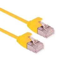 Kable miedziane - ROLINE GREEN 21.44.3321 kabel sieciowy Żółty 0,3 m Cat6a U/UTP (UTP) 21.44.3321 - miniaturka - grafika 1