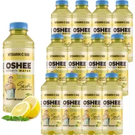 Napoje energetyczne i izotoniczne - Oshee Vitamin Water Napój niegazowany cytryna-mięta 555 ml x 12 sztuk - miniaturka - grafika 1