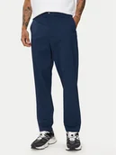 Spodnie męskie - New Balance Spodnie materiałowe Athletics Standard MP43554NNY Granatowy Regular Fit - miniaturka - grafika 1