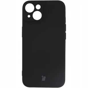 Bizon Etui Case Silicone do iPhone 14 czarne - Etui i futerały do telefonów - miniaturka - grafika 1