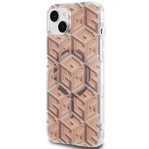 Etui Guess GUHMP15SHGCUSTGW Apple iPhone 15 / 14 hardcase IML GCube MagSafe brązowy/brown - Etui i futerały do telefonów Etui Guess GUHMP15SHGCUSTGW Apple iPhone 15 / 14 hardcase IML GCube MagSafe brązowy/brown - Etui i futerały do telefonów - miniaturka - grafika 3