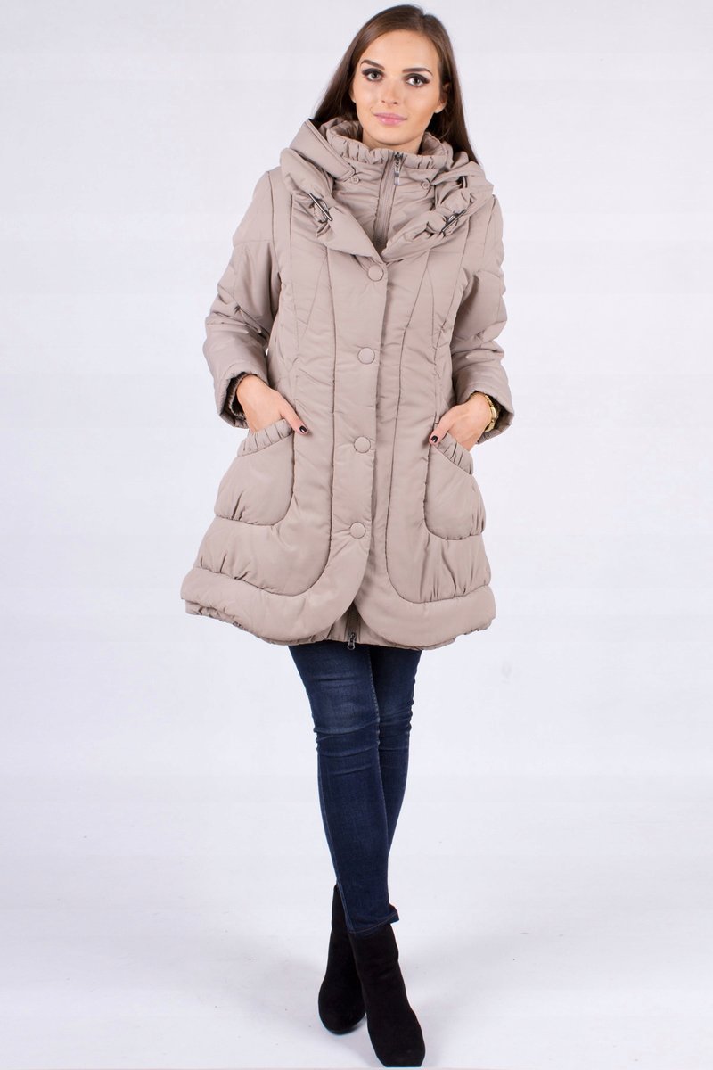 Kurtka Damska Zimowa Plus Size Xxxl Premium